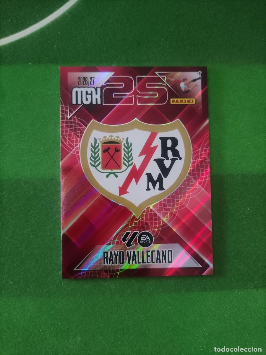 Cromos de f&uacute;tbol: 289 Escudo Rayo Vallecano Megacracks 2026/27 26/27
