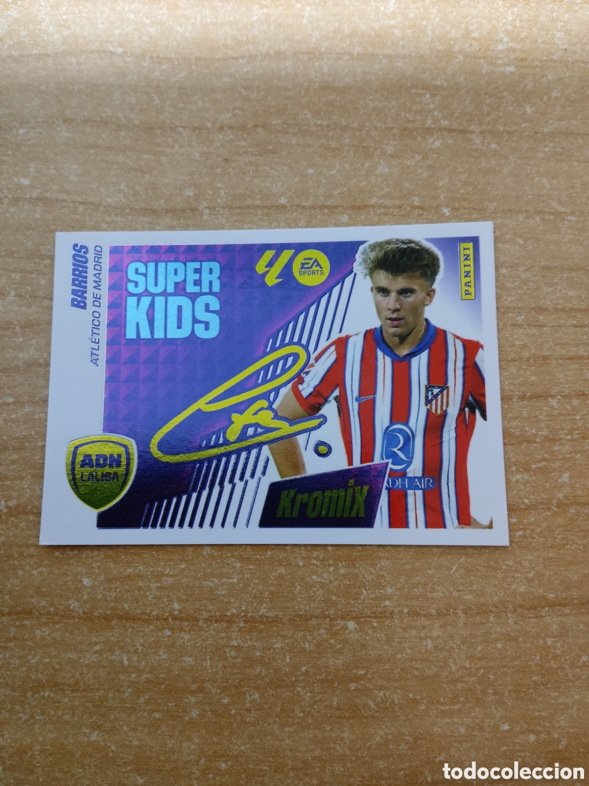 Cromos de f&uacute;tbol: 3 BARRIOS KROMIX SUPER KIDS ATLETICO MADRID LIGA ESTE 2025 2026