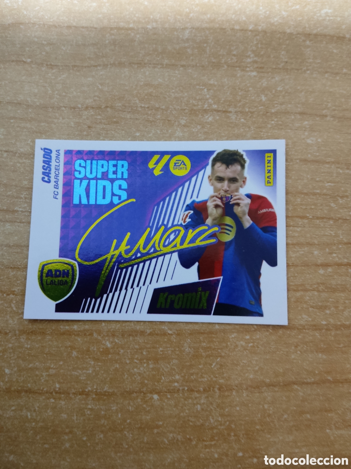 Cromos de f&uacute;tbol: 5 CASADO KROMIX BARCELONA SUPER KIDS LIGA ESTE 2025 2026