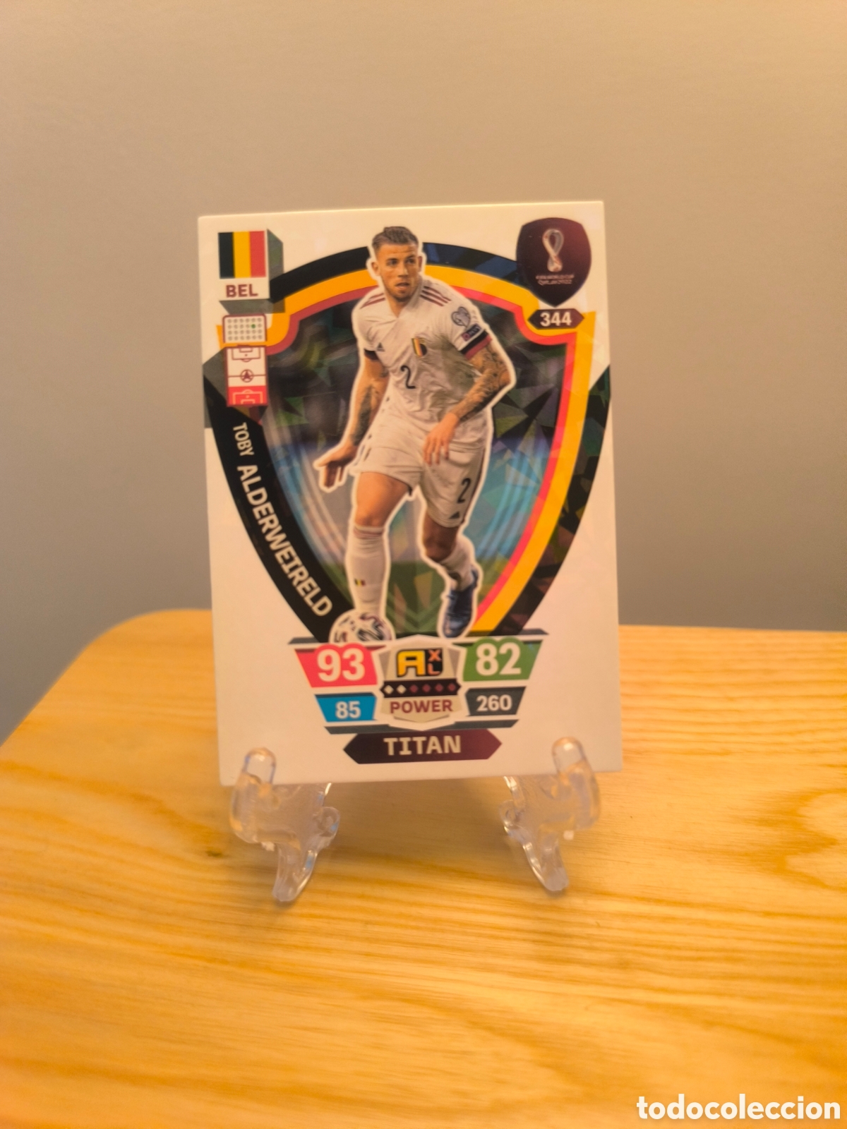 Cromos de f&uacute;tbol: Alderweireld Adrenalyn Qatar 2022 B&eacute;lgica