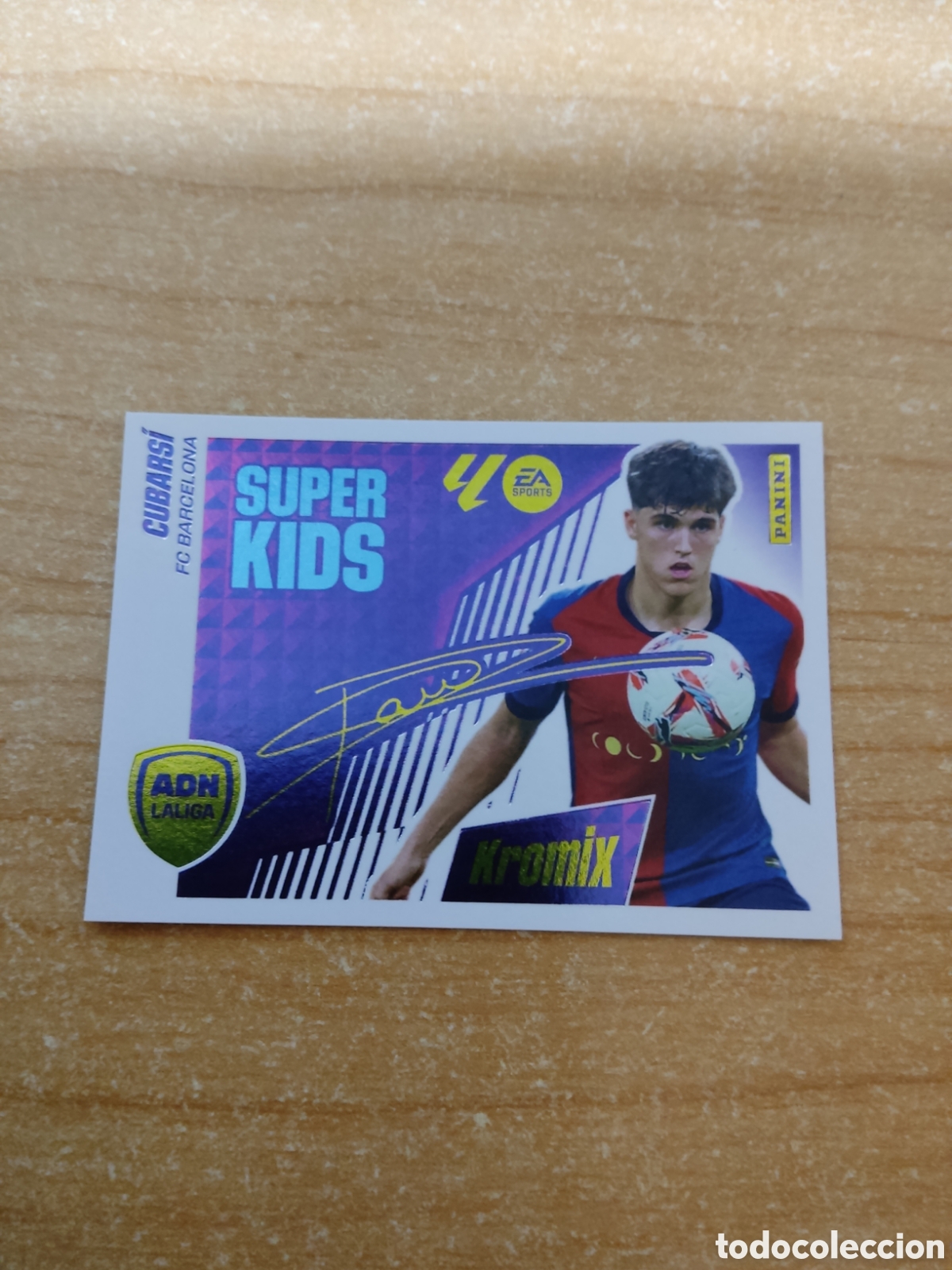 Cromos de f&uacute;tbol: 6 CUBARS&Iacute; KROMIX BARCELONA SUPER KIDS LIGA ESTE 2025 2026