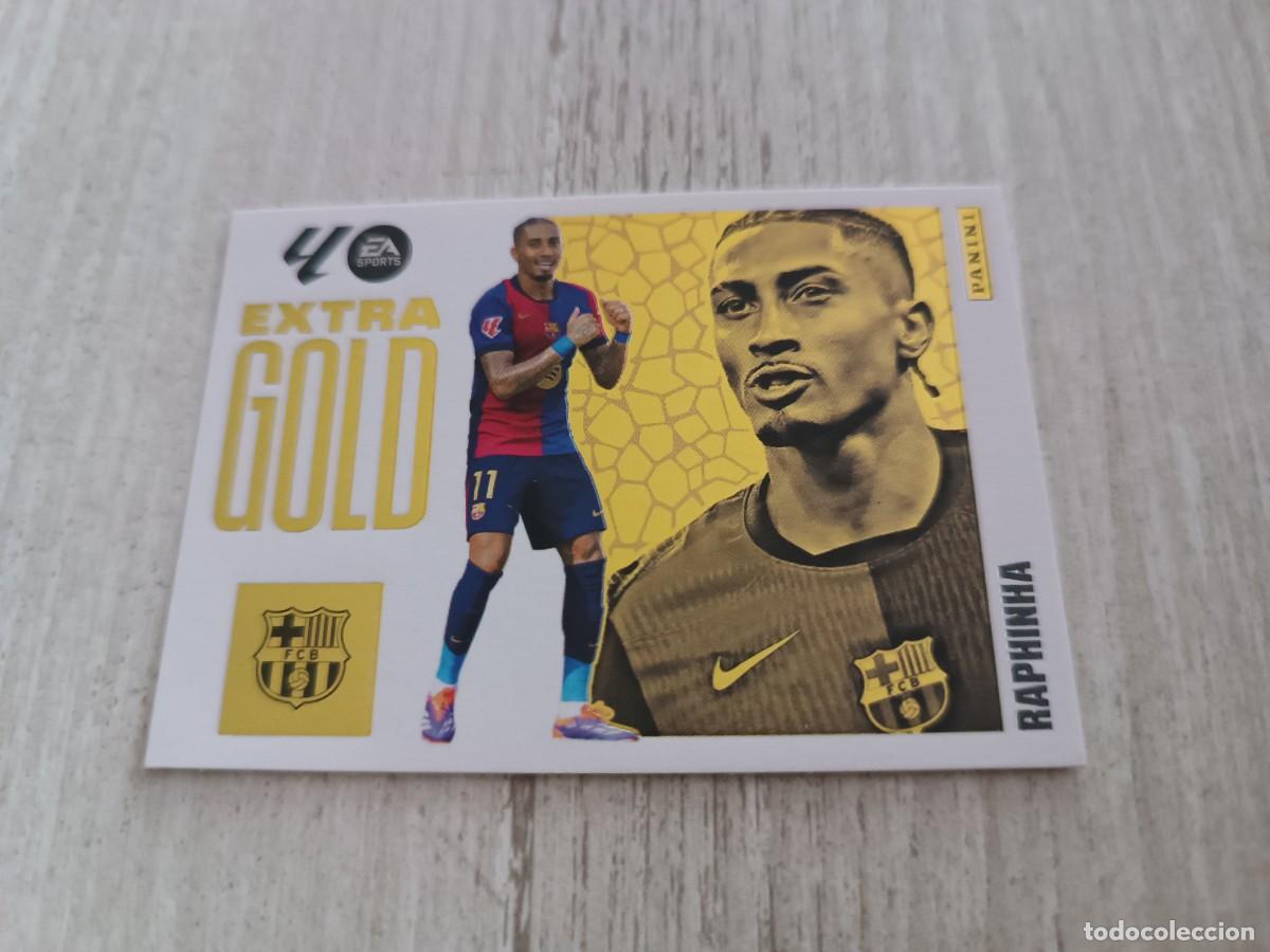 Cromos de f&uacute;tbol: RAPHINHA EXTRA GOLD LIGA ESTE 2025 2026 25 26. NUNCA PEGADO