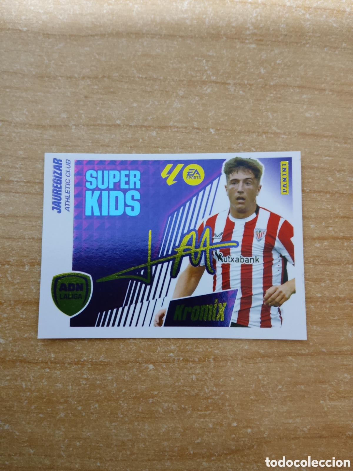 Cromos de f&uacute;tbol: 11 JAUREGIZAR ATHLETIC CLUB KROMIX SUPER KIDS LIGA ESTE 2025 2026