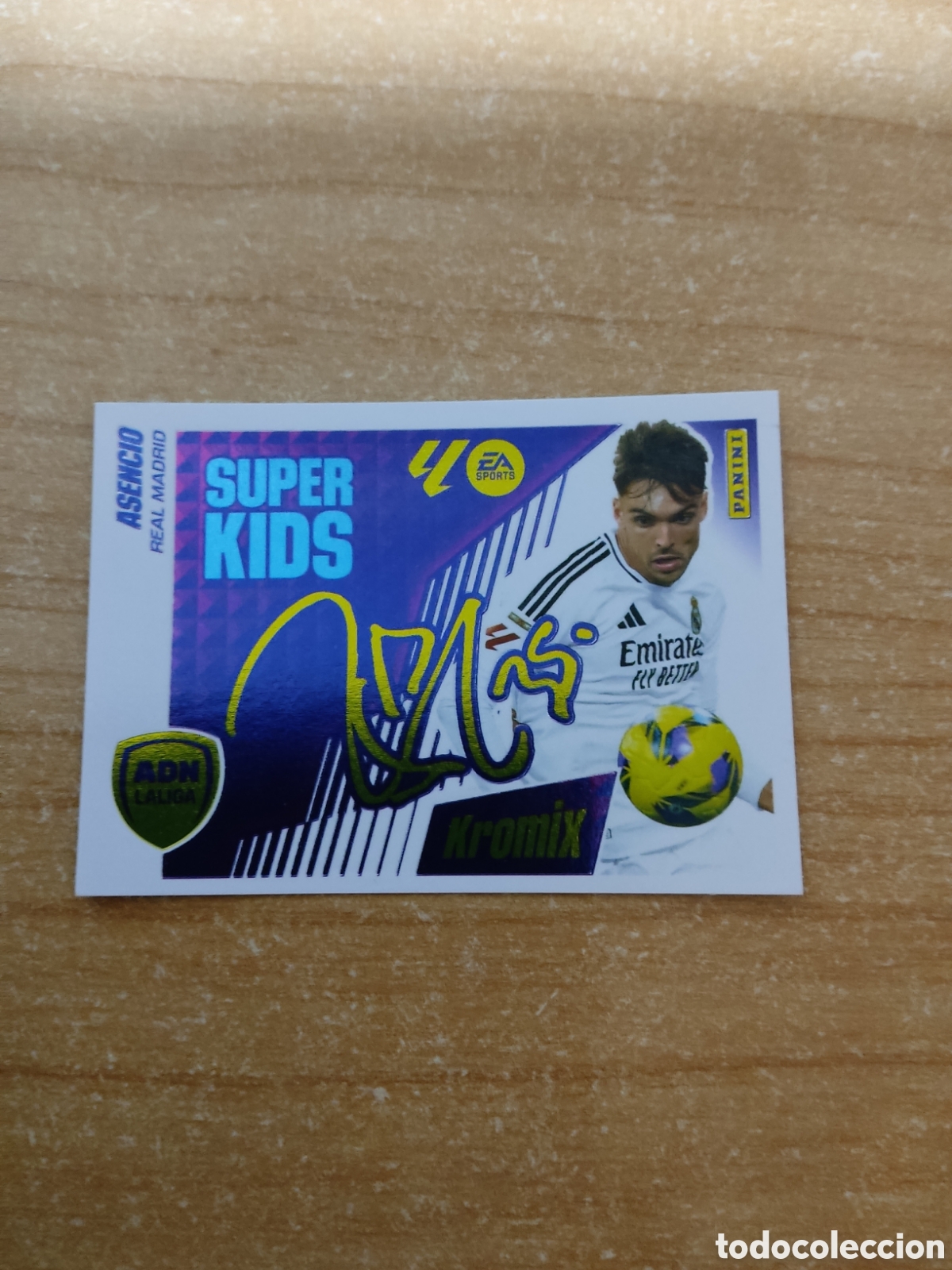 Cromos de f&uacute;tbol: 1 ASENCIO KROMIX SUPER KIDS REAL MADRID LIGA ESTE 2025 2026
