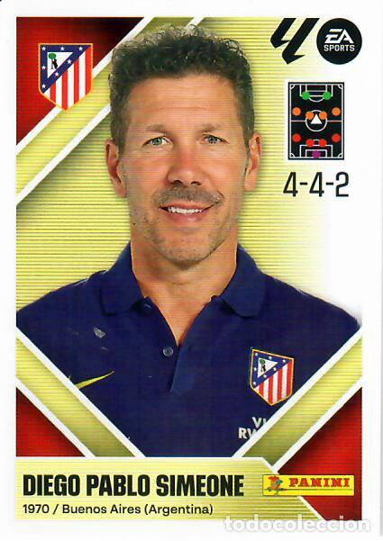 Cromos de f&uacute;tbol: CROMO PANINI LIGA 26 27 - N&ordm; 2 - SIMEONE - ATL&Eacute;TICO DE MADRID