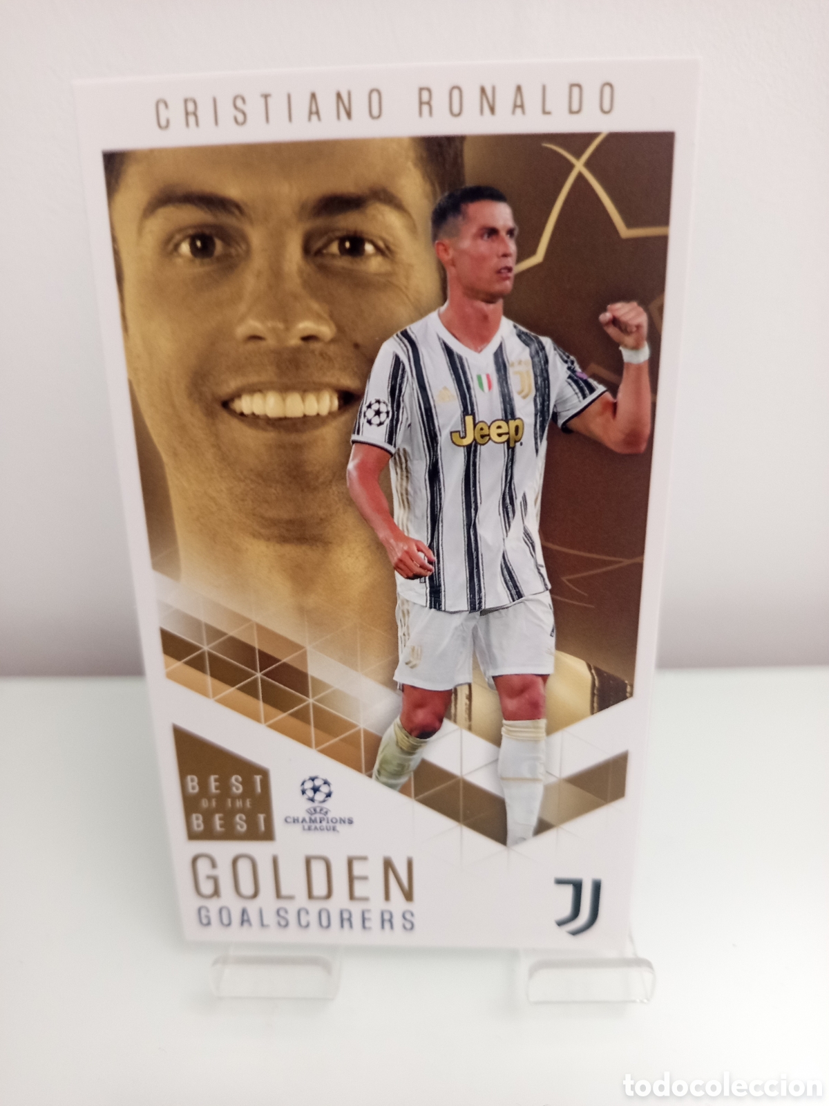 Cartes &agrave; collectionner de Football: ❇️ CROMO ⚽ CRISTIANO RONALDO 91 GOLDEN GOALSCORERS BEST OF THE BEST UCL 2020 2021 TOPPS JUVENTUS ❇️