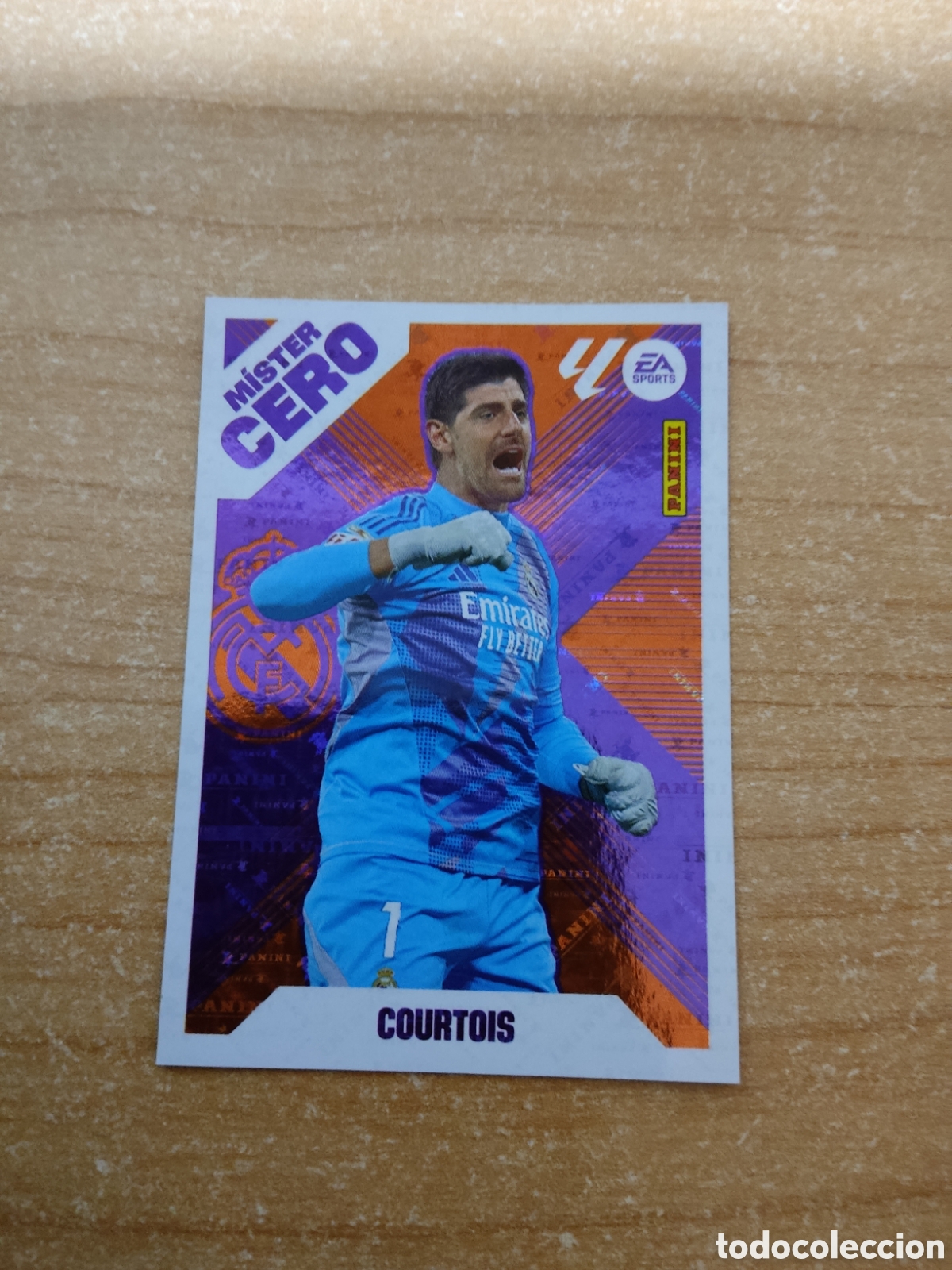 Cromos de f&uacute;tbol: 2 COURTOIS MISTER CERO REAL MADRID LIGA ESTE 2025 2026