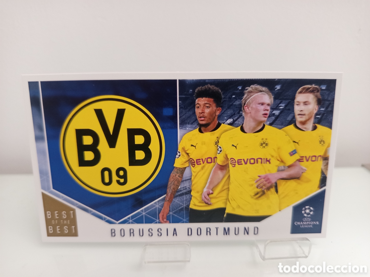 Cartes &agrave; collectionner de Football: ❇️ CROMO ⚽ BORUSSIA DORTMUND HAALAND 104 BEST OF THE BEST UCL 2020 2021 20 21 TOPPS ❇️