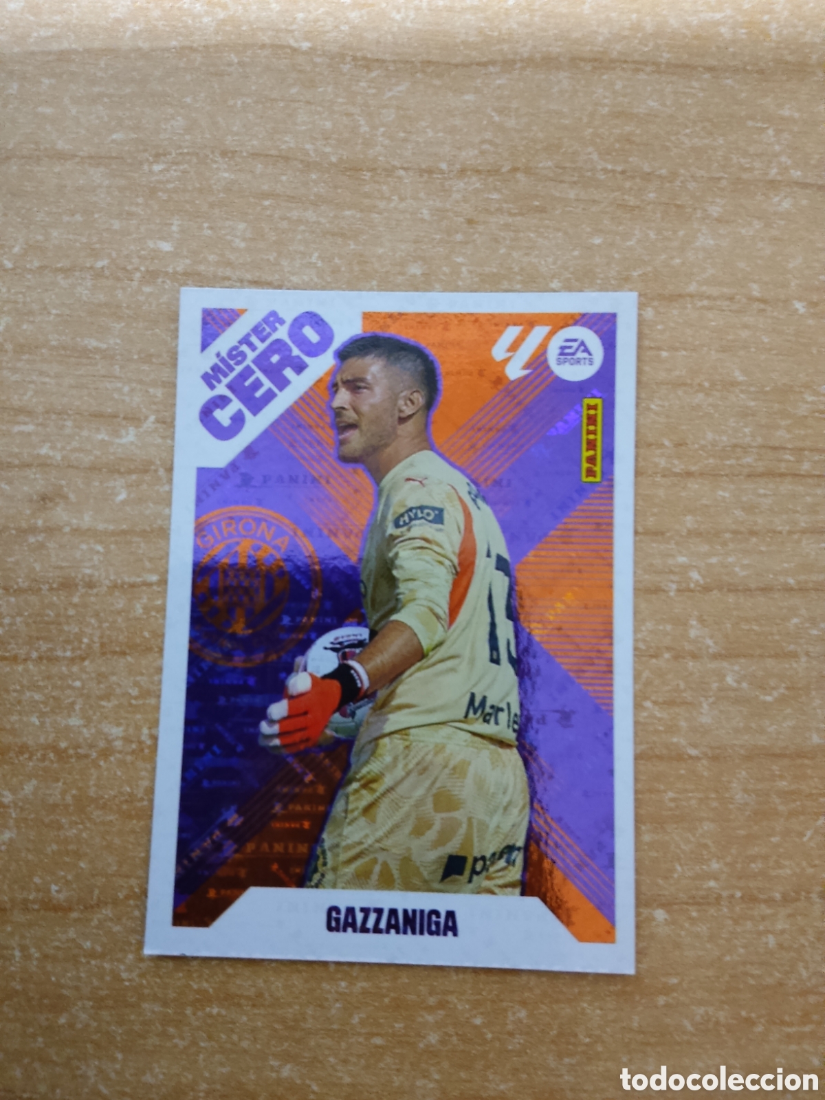 Cromos de f&uacute;tbol: 5 GAZZANIGA GIRONA MISTER CERO LIGA ESTE 2025 2026
