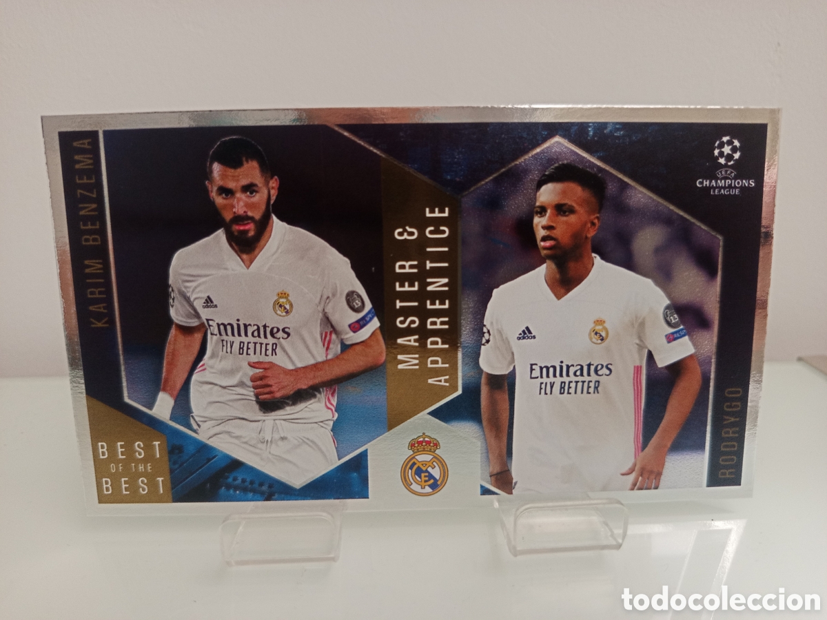 Cromos de Futebol: ❇️ CROMO ⚽ BENZEMA RODRYGO 140 MASTER & APPRENTICE BEST OF THE BEST UCL 20 21 TOPPS REAL MADRID ❇️