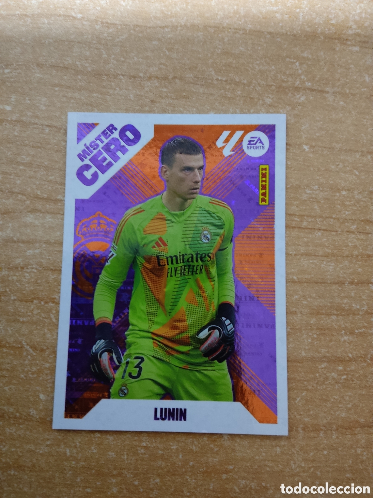 Cromos de Futebol: 7 LUNIN MISTER CERO REAL MADRID LIGA ESTE 2025 2026