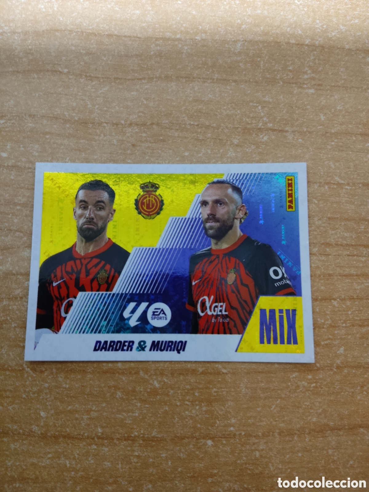 Football Stickers: 5 DARDER Y MURIQI MALLORCA MIX LIGA ESTE 2025 2026