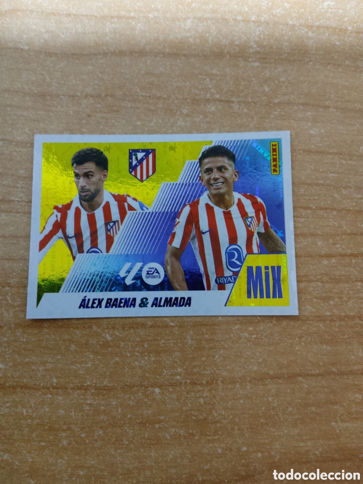 Cromos de f&uacute;tbol: 6 BIS ALEX BAENA Y ALMADA ATLETICO MADRID MIX LIGA ESTE 2025 2026