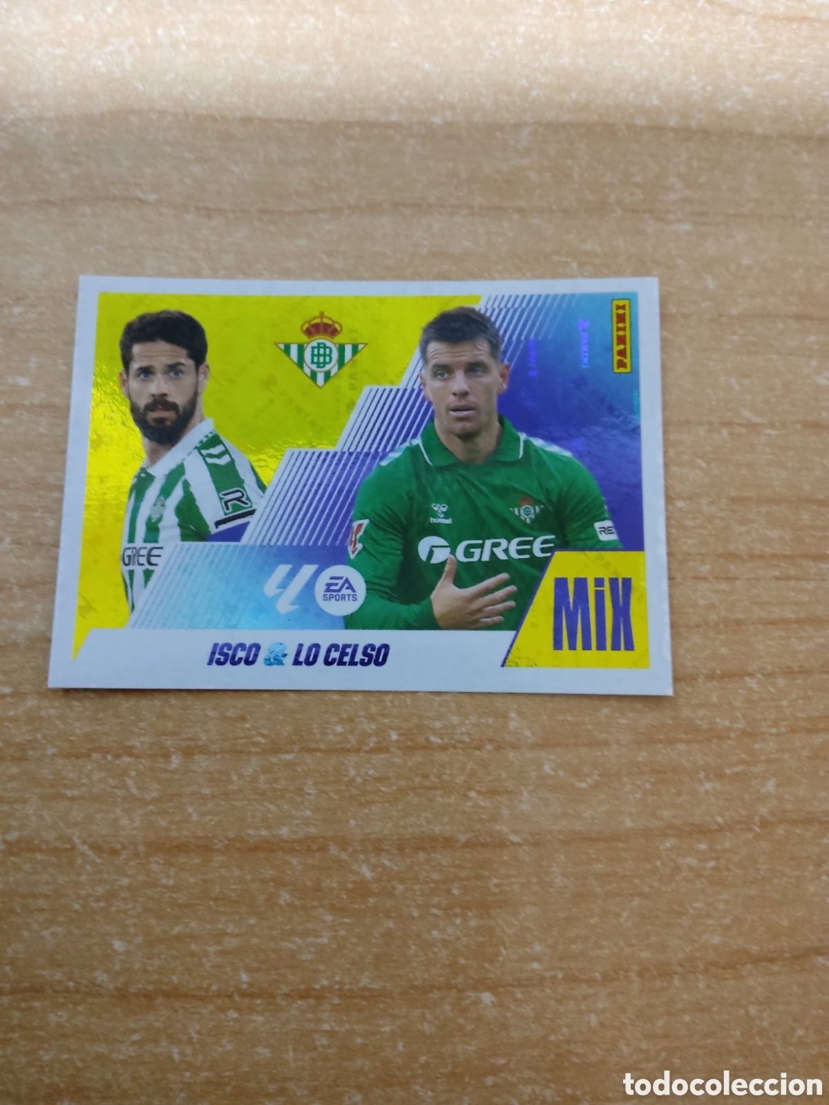Cromos de f&uacute;tbol: 11 ISCO Y LO CELSO REAL BETIS MIX LIGA ESTE 2025 2026