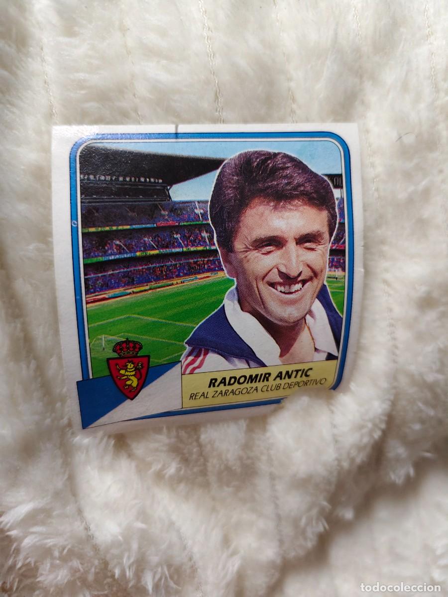 Cromos de f&uacute;tbol: EDICIONES ESTE 89 90 RADOMIR ANTIC ENTRENADOR ZARAGOZA 1989 1990 DESPEGADO RECUPERADO ALBUM AAQ