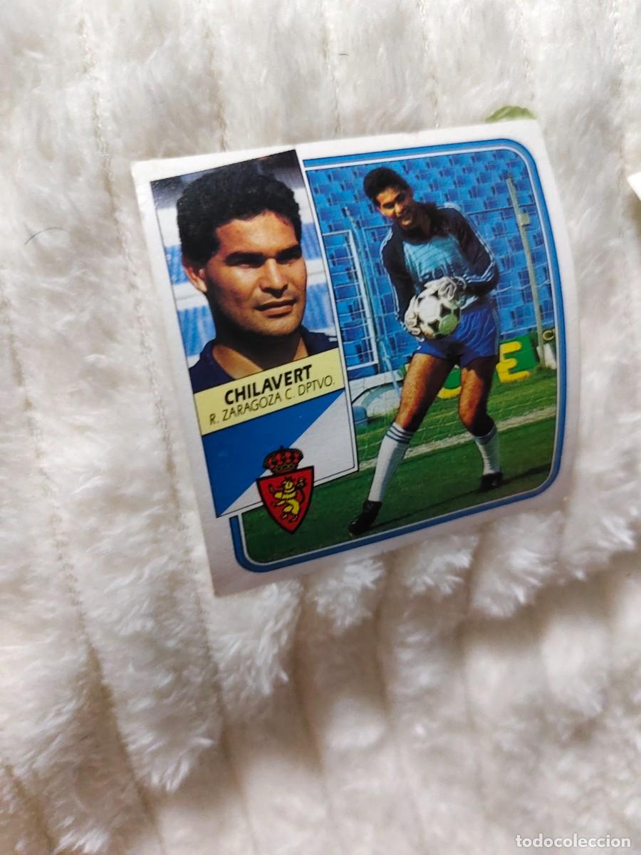 Cromos de f&uacute;tbol: EDICIONES ESTE 89 90 CHILAVERT REAL ZARAGOZA 1989 1990 DESPEGADO RECUPERADO ALBUM AAQ