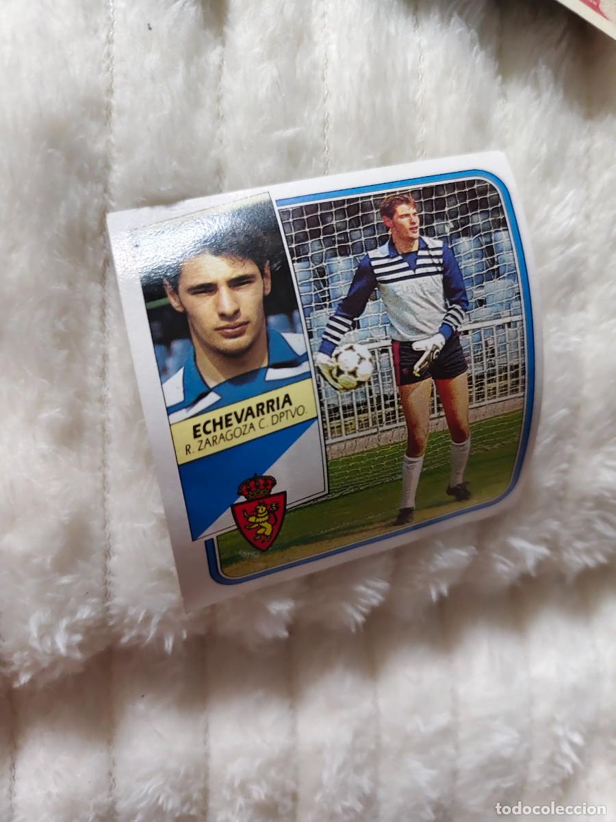 Cromos de f&uacute;tbol: EDICIONES ESTE 89 90 ECHEVARRIA REAL ZARAGOZA 1989 1990 DESPEGADO RECUPERADO ALBUM AAQ