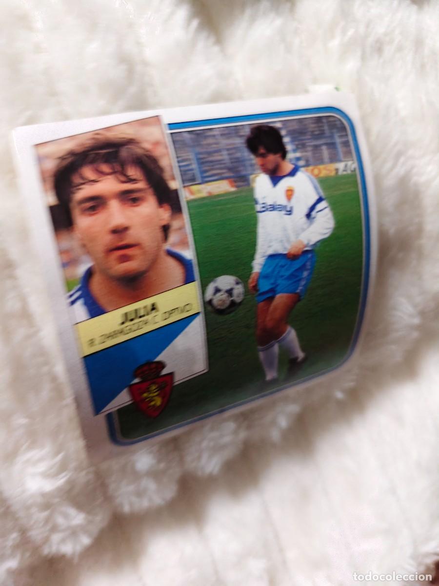 Cromos de f&uacute;tbol: EDICIONES ESTE 89 90 JULIA REAL ZARAGOZA 1989 1990 DESPEGADO RECUPERADO ALBUM AAQ