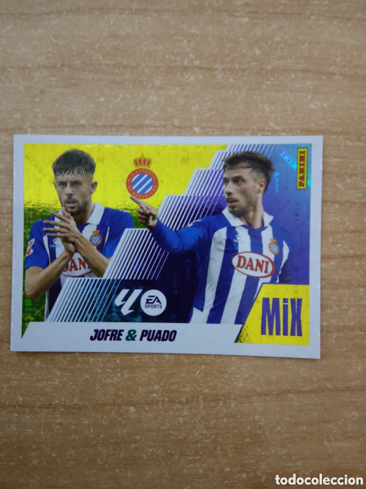 Cromos de f&uacute;tbol: 16 JOFRE Y PUADO ESPANYOL MIX LIGA ESTE 2025 2026