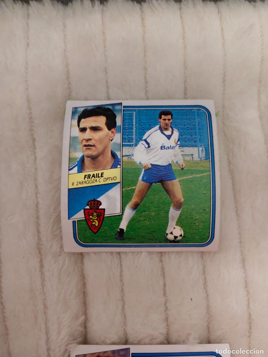 Cromos de f&uacute;tbol: EDICIONES ESTE 89 90 FRAILE REAL ZARAGOZA 1989 1990 DESPEGADO RECUPERADO ALBUM AAQ