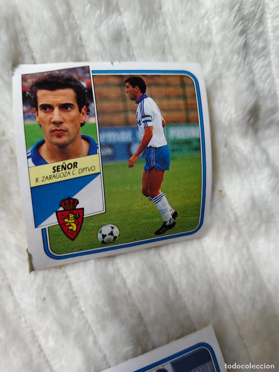 Football Stickers: EDICIONES ESTE 89 90 SE&Ntilde;OR REAL ZARAGOZA 1989 1990 DESPEGADO RECUPERADO ALBUM AAQ
