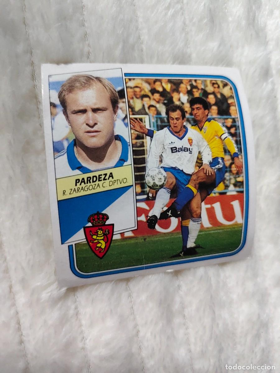 Football Stickers: EDICIONES ESTE 89 90 PARDEZA REAL ZARAGOZA 1989 1990 DESPEGADO RECUPERADO ALBUM AAQ