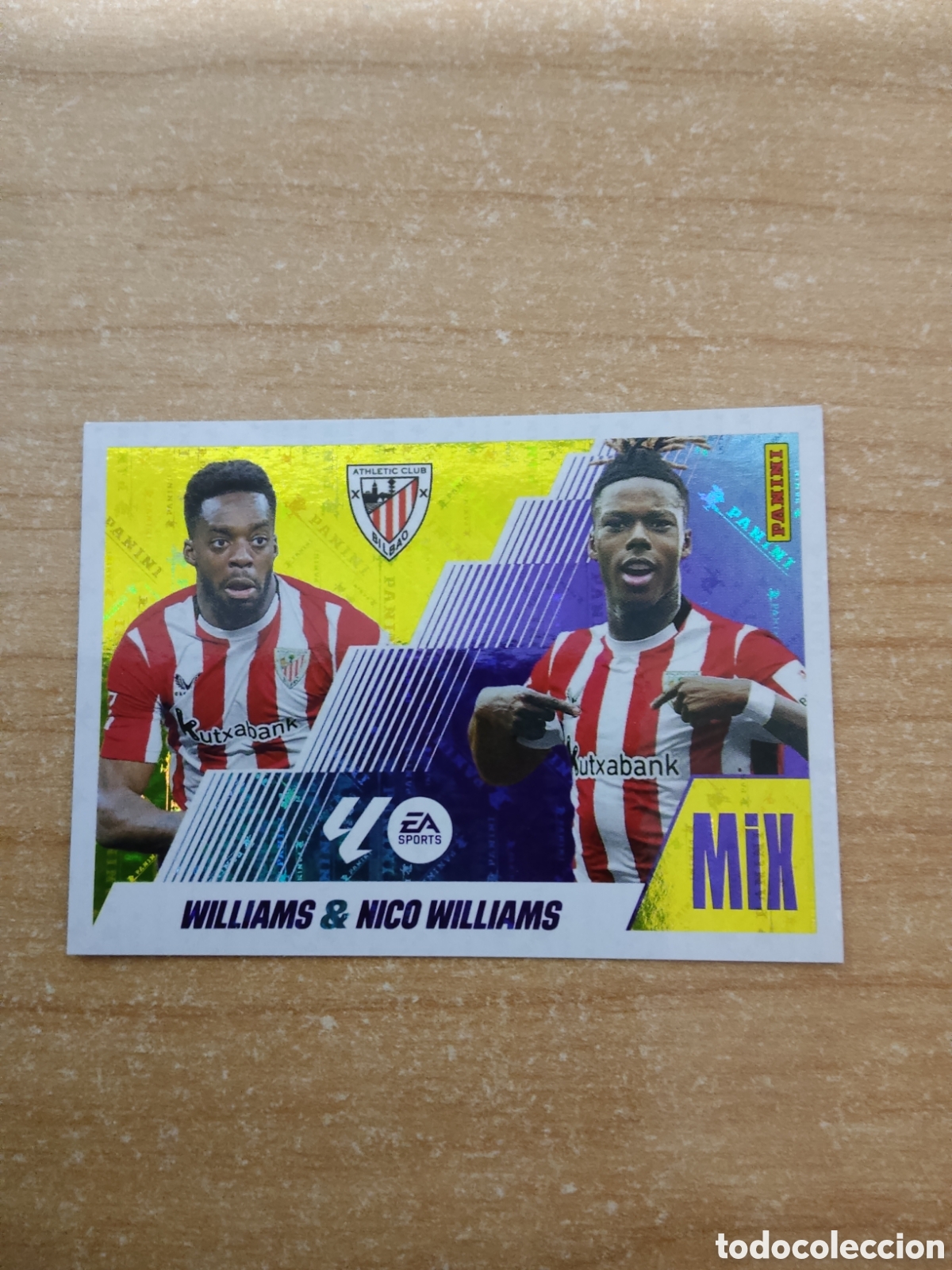 Football Stickers: 23 WILLIAMS Y NICO WILLIAMS ATHLETIC CLUB MIX LIGA ESTE 2025 2026