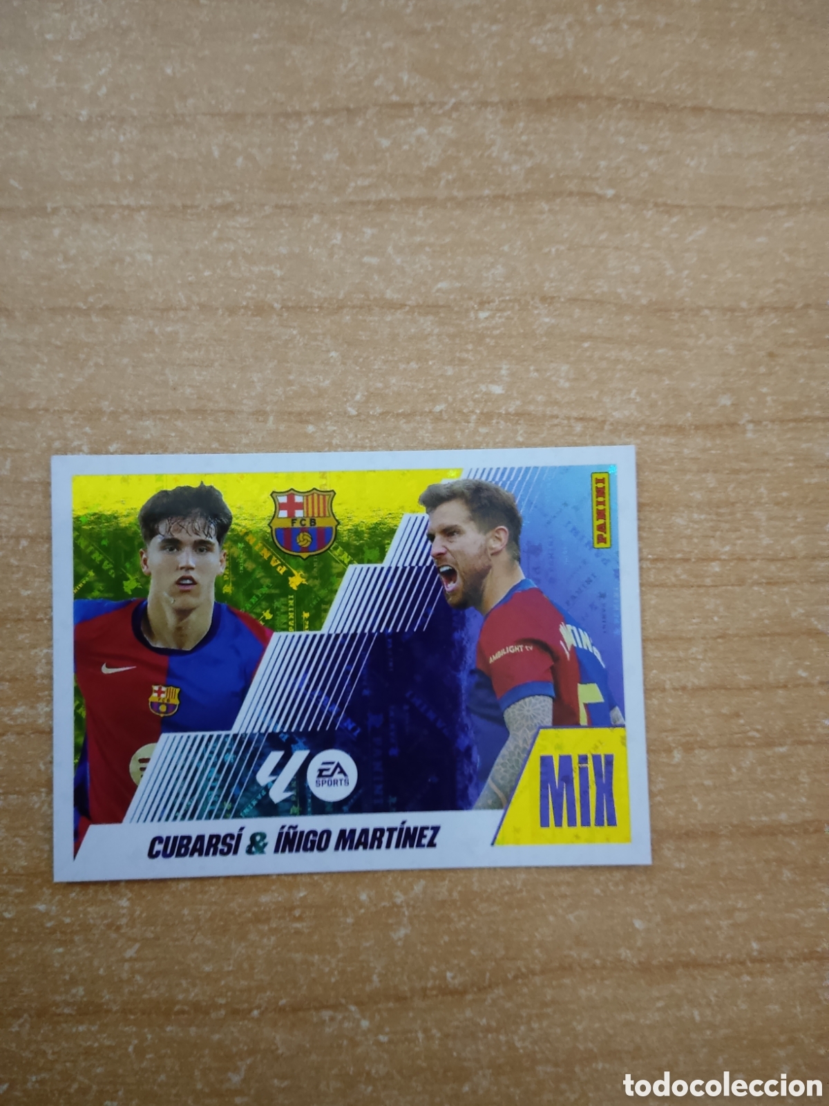 Football Stickers: 4 CUBARS&Iacute; E I&Ntilde;IGO MARTINEZ BARCELONA MIX LIGA ESTE 2025 2026