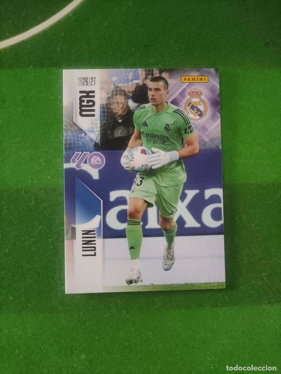 Cromos de f&uacute;tbol: 219 Lunin Real Madrid Megacracks 2026/27 26/27