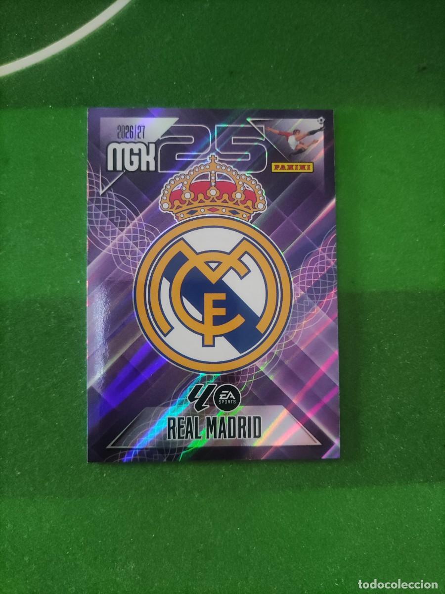Cromos de f&uacute;tbol: 217 Escudo Real Madrid Megacracks 2026/27 26/27