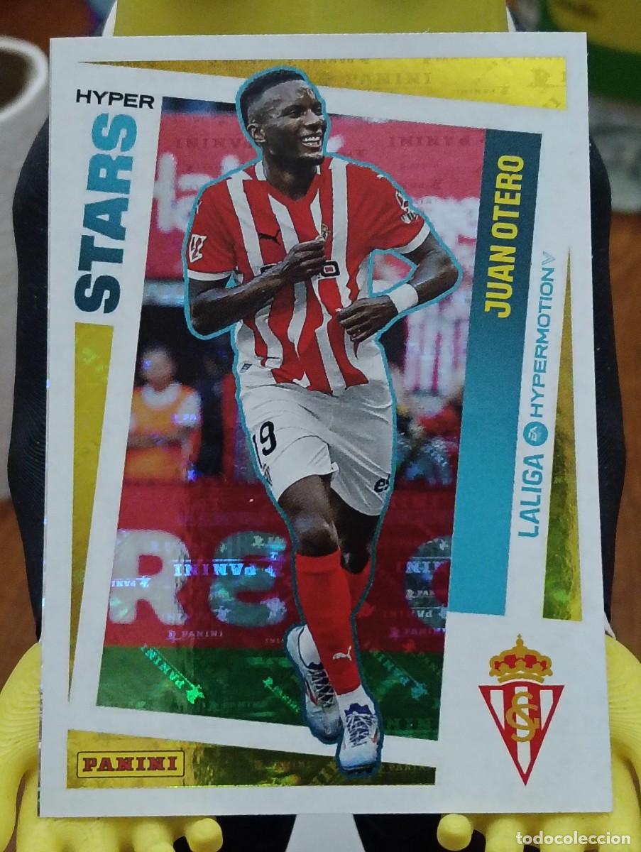 Cromos de f&uacute;tbol: Liga Hypermotion 24/25 - Juan Otero - N&deg; 438 - Sporting de Gij&oacute;n- ( Hyper Stars )