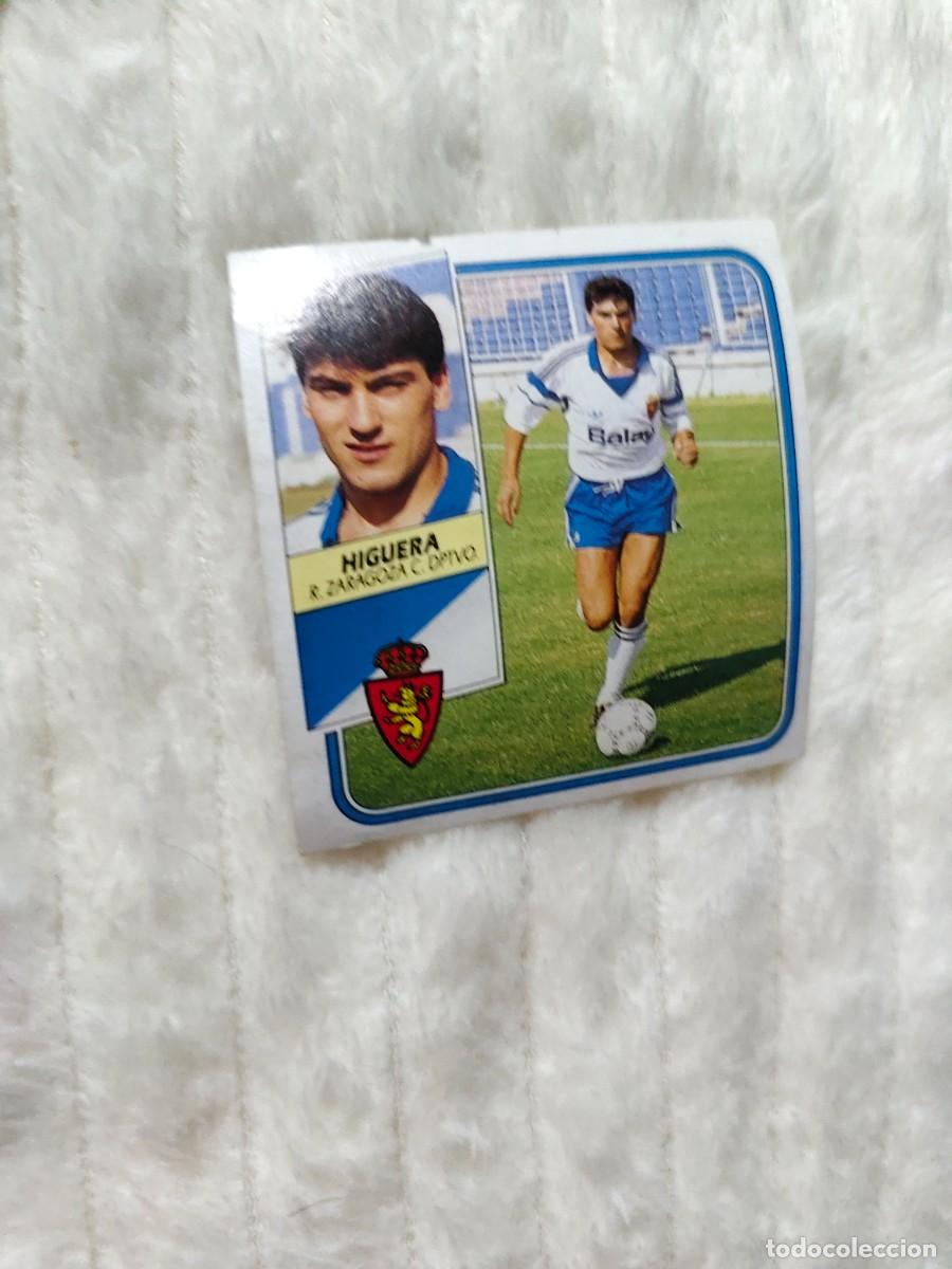 Cromos de f&uacute;tbol: EDICIONES ESTE 89 90 HIGUERA REAL ZARAGOZA 1989 1990 DESPEGADO RECUPERADO ALBUM AAQ