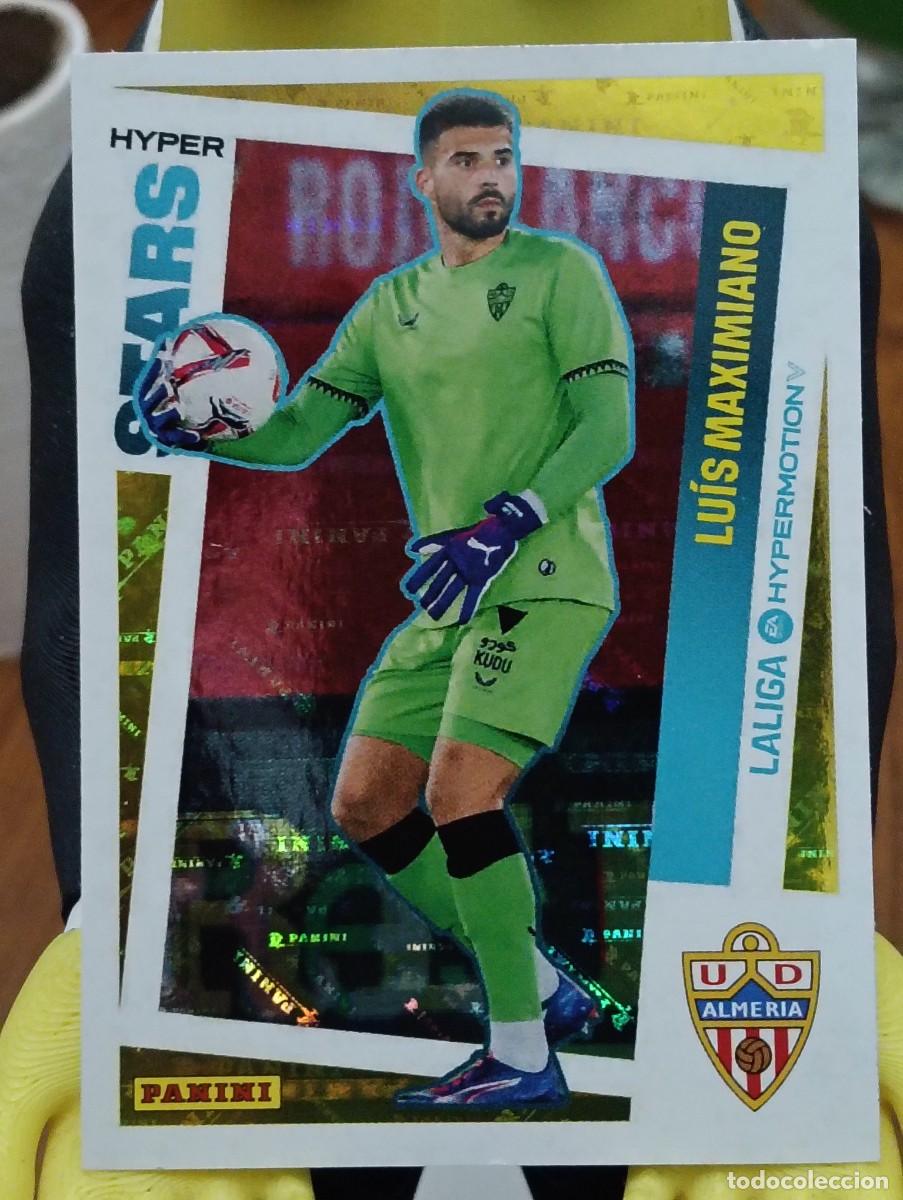 Cromos de f&uacute;tbol: Liga Hypermotion 24/25 - Luis Maximiano - N&deg; 443 - Almer&iacute;a - ( Hyper Stars )