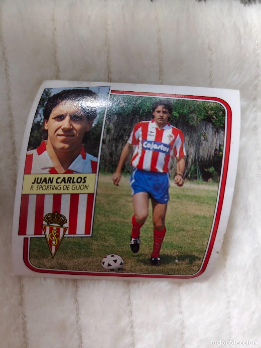 Cromos de f&uacute;tbol: EDICIONES ESTE 89 90 3 JUAN CARLOS SPORTING GIJON FICHAJES 1989 1990 DESPEGADO RECUPERADO ALBUM AAQ