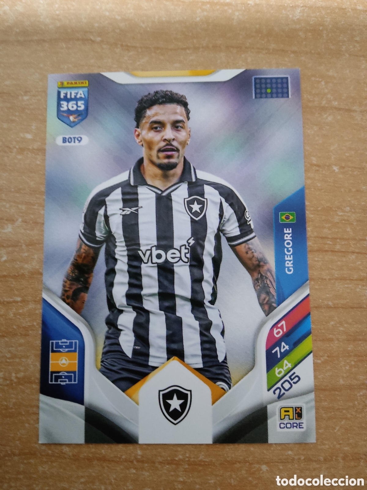 Cromos de f&uacute;tbol: 9 GREGORE BOTAFOGO FIFA 365 ADRENALYN 2026
