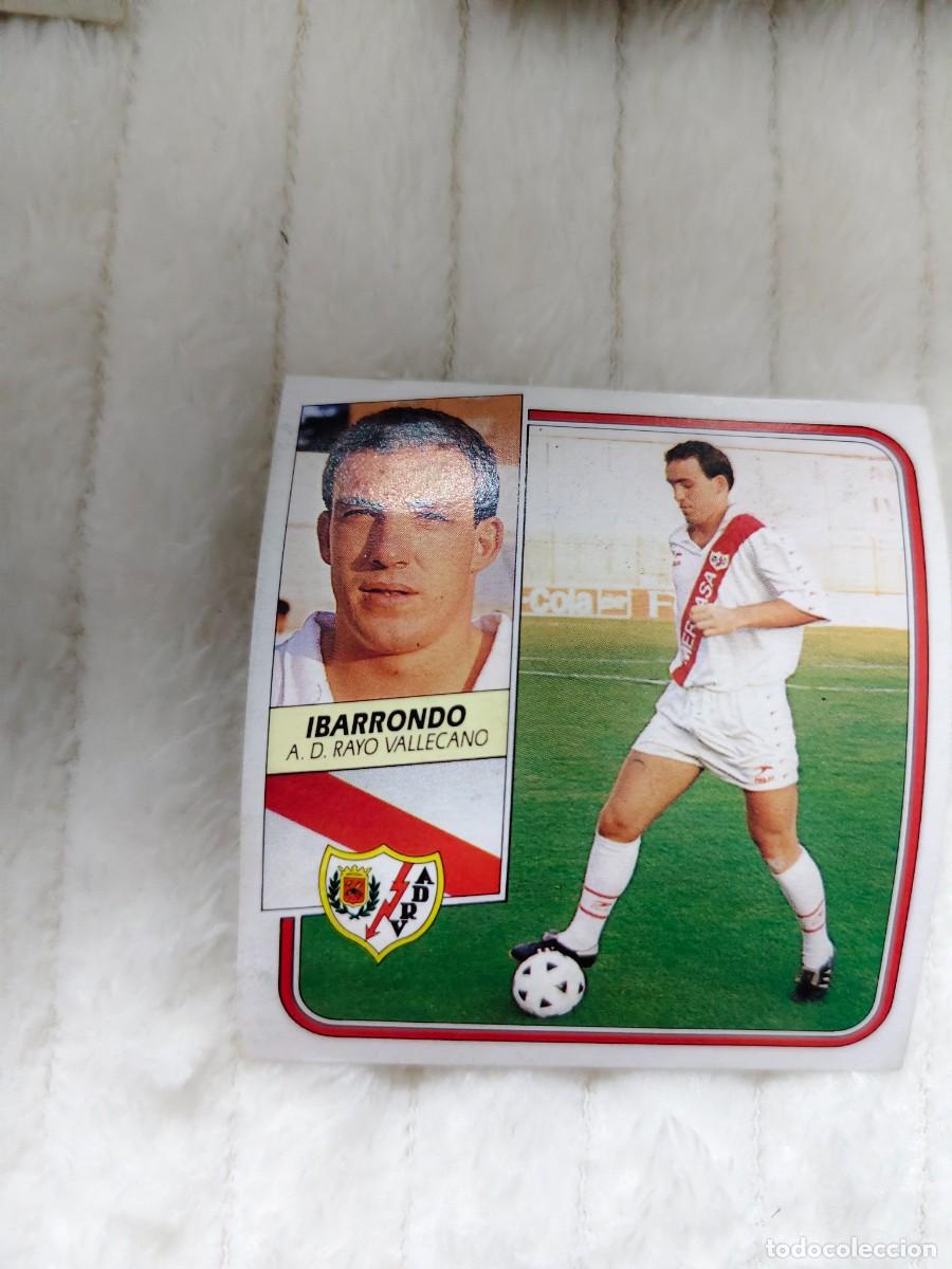Cromos de f&uacute;tbol: EDICIONES ESTE 89 90 7 IBARRONDO RAYO VALLECANO FICHAJES 1989 1990 DESPEGADO RECUPERADO ALBUM AAQ