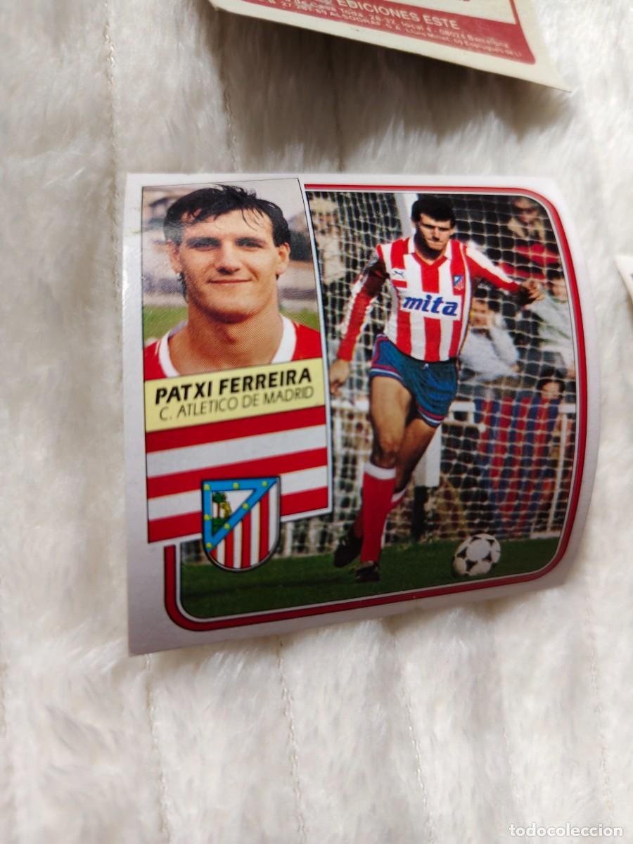 Cromos de f&uacute;tbol: EDICIONES ESTE 89 90 10 FERREIRA ATLETICO MADRID FICHAJES 1989 1990 DESPEGADO RECUPERADO ALBUM AAQ