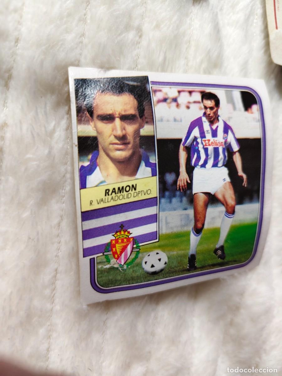 Cromos de f&uacute;tbol: EDICIONES ESTE 89 90 16 RAMON REAL VALLADOLID FICHAJES 1989 1990 DESPEGADO RECUPERADO ALBUM AAQ