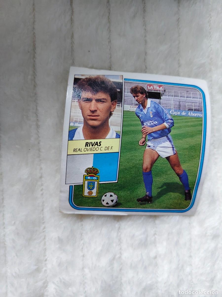 Cromos de f&uacute;tbol: EDICIONES ESTE 89 90 29 RIVAS REAL OVIEDO FICHAJES 1989 1990 DESPEGADO RECUPERADO ALBUM AAQ