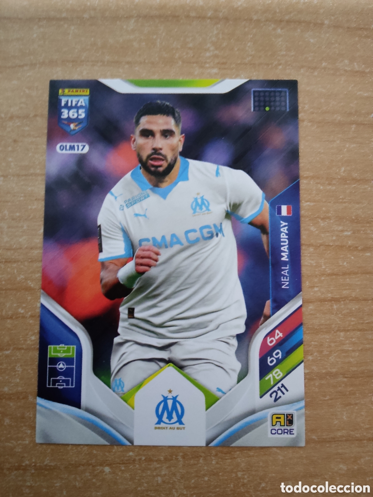 Cromos de f&uacute;tbol: 17 MAUPAY OLYMPIQUE MARSEILLE FIFA 365 ADRENALYN 2026