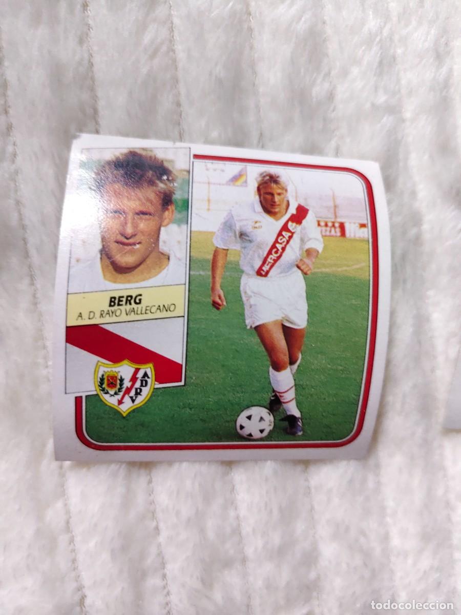 Cromos de f&uacute;tbol: EDICIONES ESTE 89 90 31 BERG RAYO VALLECANO FICHAJES 1989 1990 DESPEGADO RECUPERADO ALBUM AAQ