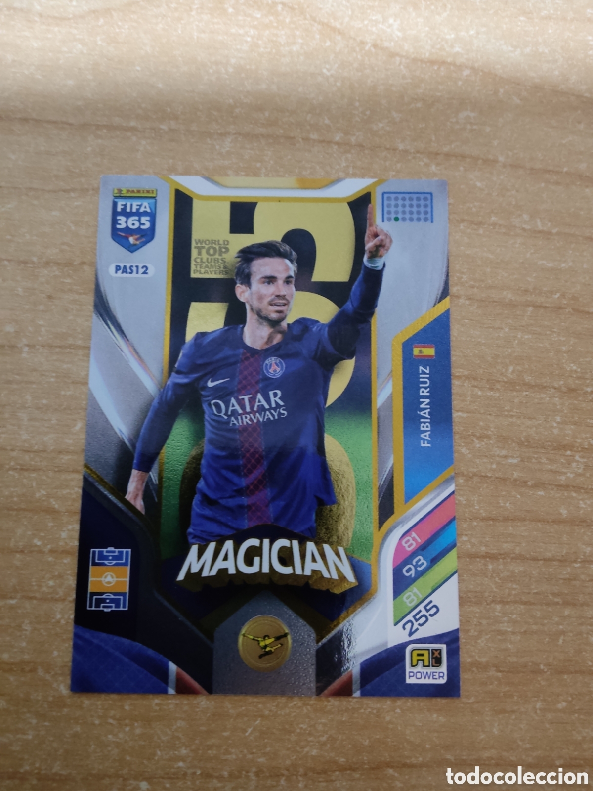 Cromos de f&uacute;tbol: 12 FABIAN RUIZ PSG MAGICIAN FIFA 365 ADRENALYN 2026