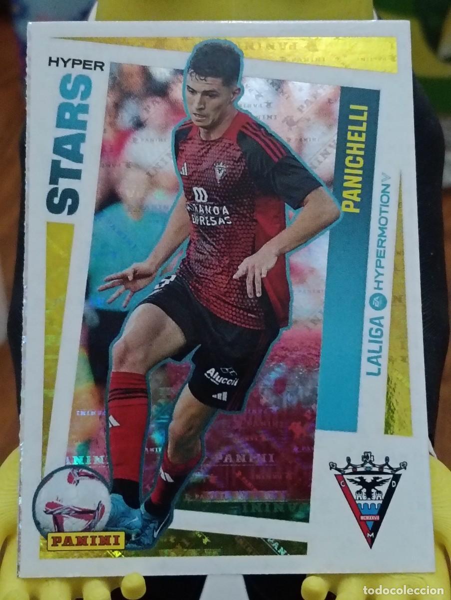 Cromos de f&uacute;tbol: Liga Hypermotion 24/25 - Panichelli - N&deg; 457 - Mirand&eacute;s - ( Hyper Stars )