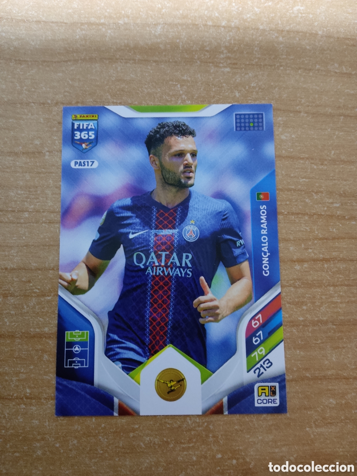 Cromos de f&uacute;tbol: 17 GONCALO RAMOS PSG FIFA 365 ADRENALYN 2026