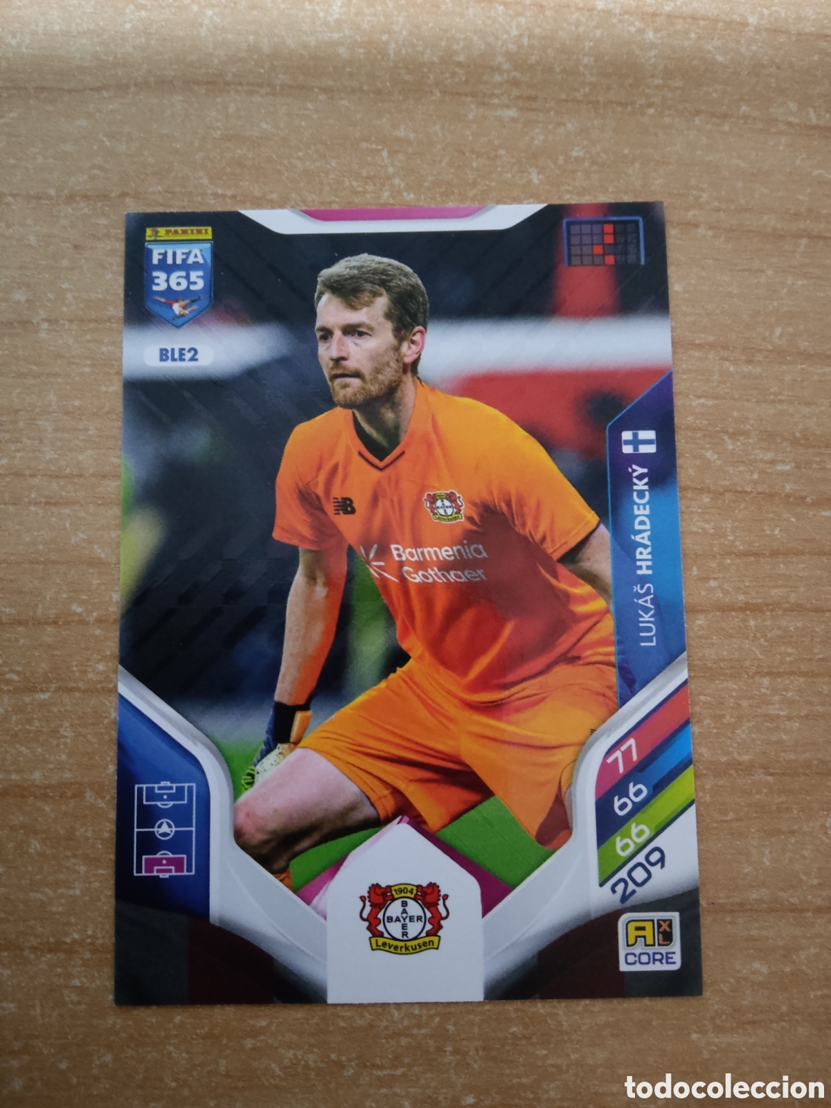 Cromos de f&uacute;tbol: 2 HRADECKY BAYER LEVERKUSEN FIFA 365 ADRENALYN 2026