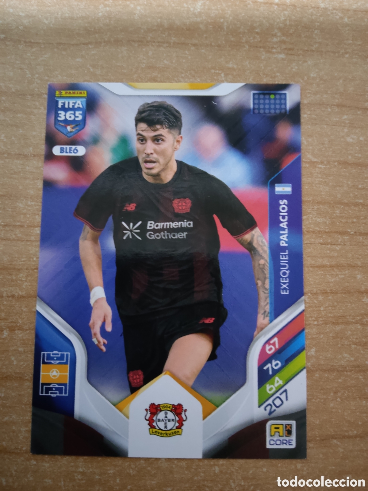 Cromos de f&uacute;tbol: 6 EXEQUIEL PALACIOS BAYER LEVERKUSEN FIFA 365 ADRENALYN 2026