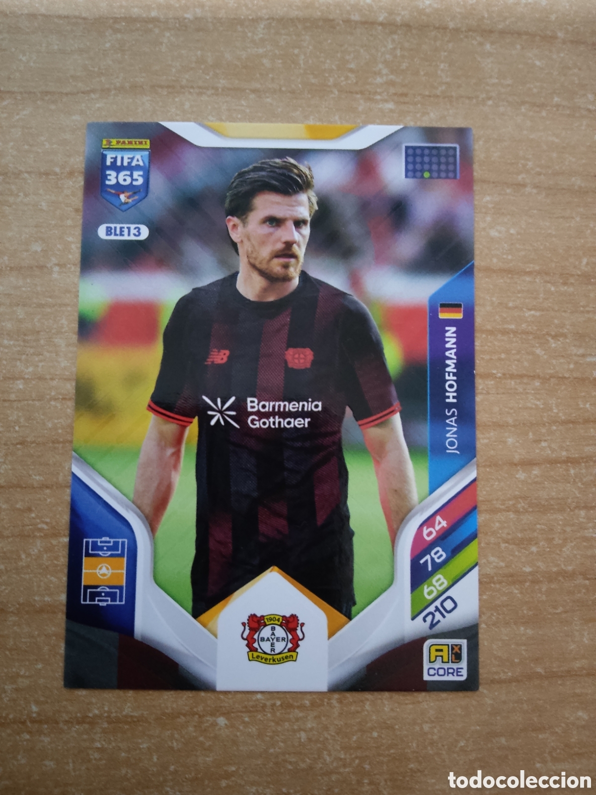 Cromos de f&uacute;tbol: 13 JONAS HOFMANN BAYER LEVERKUSEN FIFA 365 ADRENALYN 2026