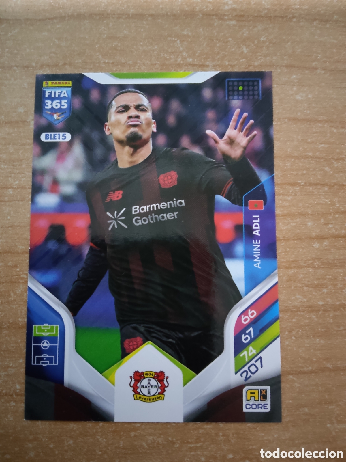 Cromos de f&uacute;tbol: 15 AMINE ADLI BAYER LEVERKUSEN FIFA 365 ADRENALYN 2026