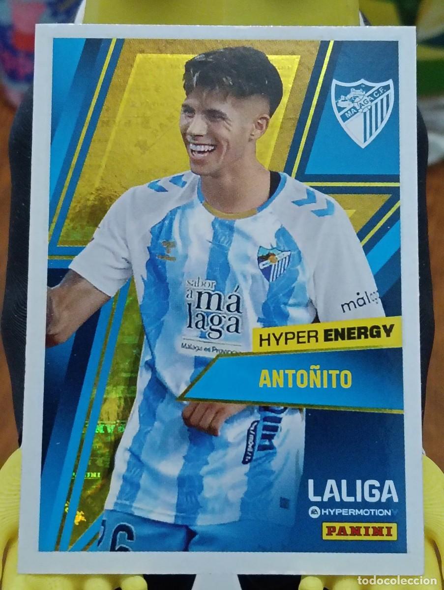 Cartes &agrave; collectionner de Football: Liga Hypermotion 24/25 - Anto&ntilde;ito - N&deg; 465 - M&aacute;laga - ( Hyper Energy )