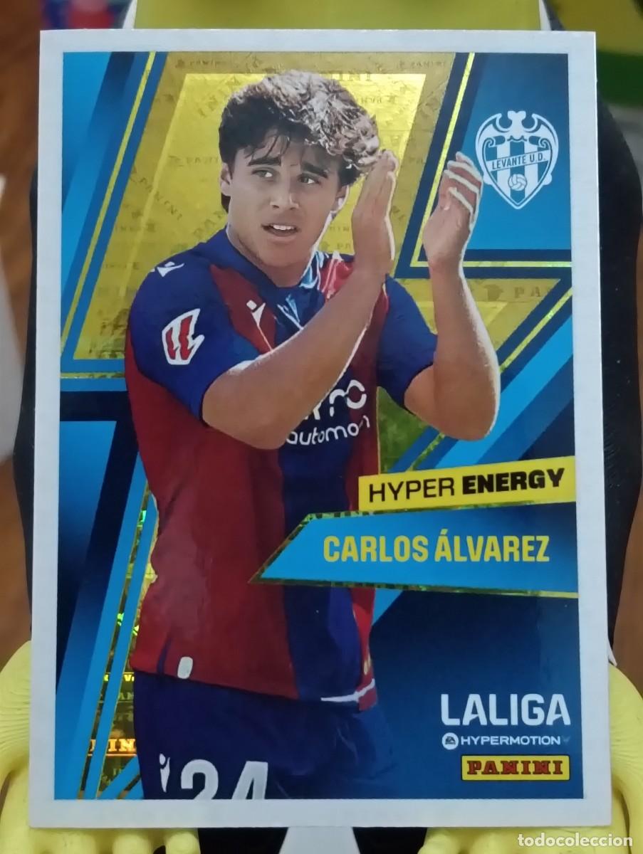 Figurine di Calcio: Liga Hypermotion 24/25 - Carlos &Aacute;lvarez - N&deg; 466 - Levante - ( Hyper Energy )